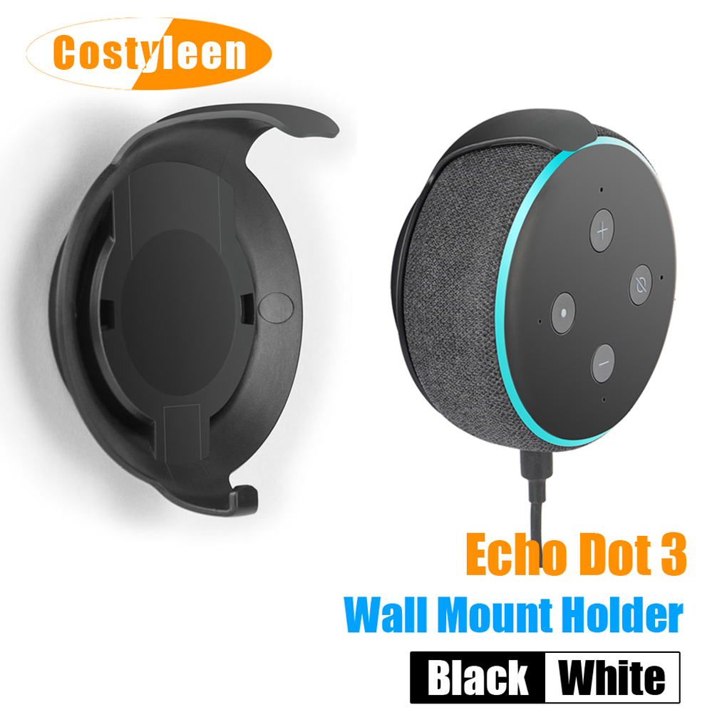 Amazon Speaker Echo Pop - ウォールマウントコード管理ホルダーブラケット Echo Dot 3 Alexa Echo