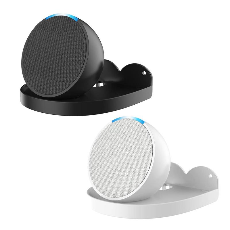 Amazon Speaker Echo Pop - スピーカー壁マウントホルダー Amazon Echo POP スタンドハンガー屋内サウンドボックスネジケーブル管理ラック付き
