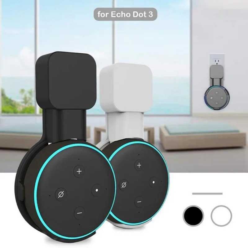Amazon Speaker Echo Pop - Echo Dot 3用 壁掛けホルダー コード管理ブラケット スマートスピーカー壁掛け