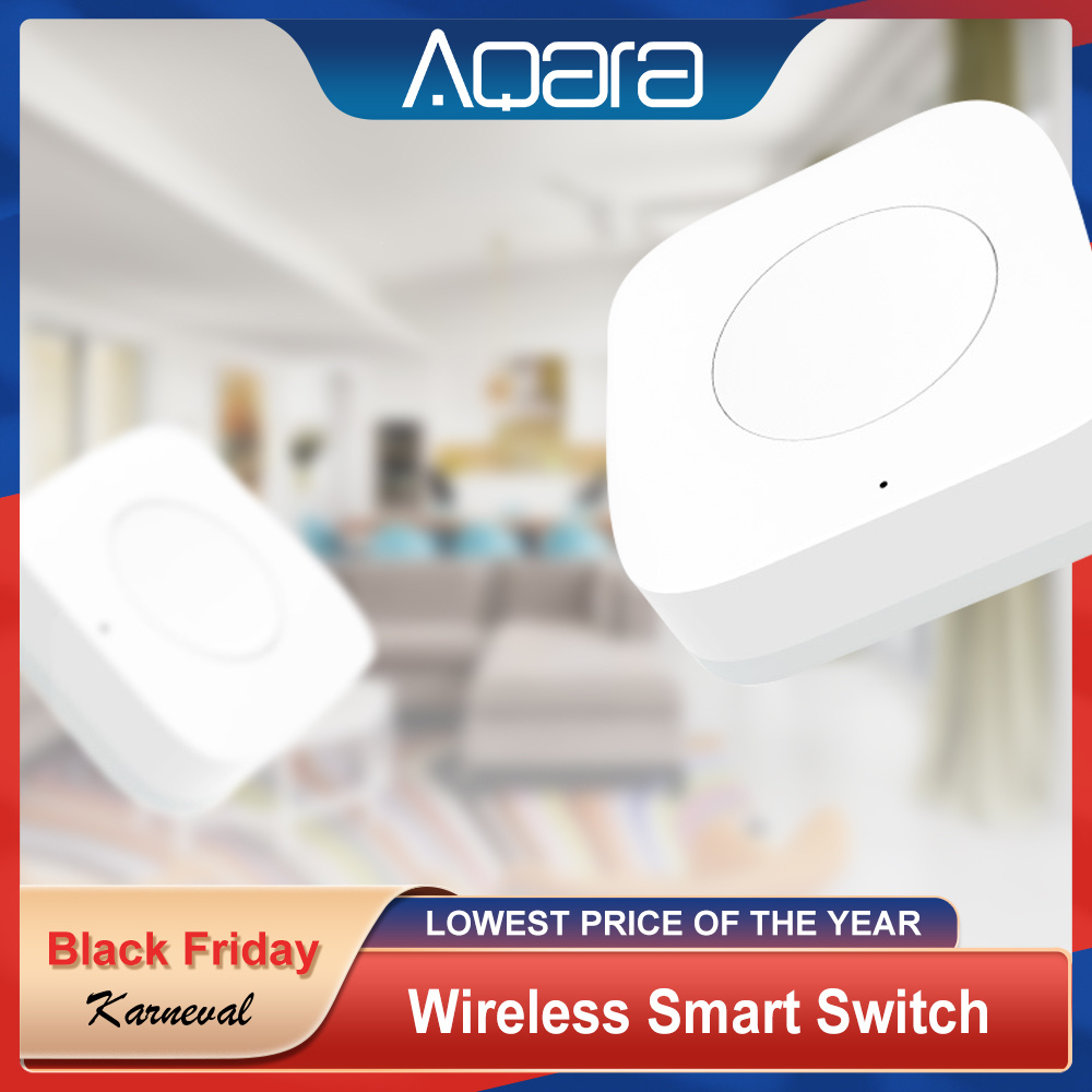 Aqara-スマートホームセンサー,ワイヤレスミニスイッチ, - Xiaomi Hub Mijia Hub のレビューと価格