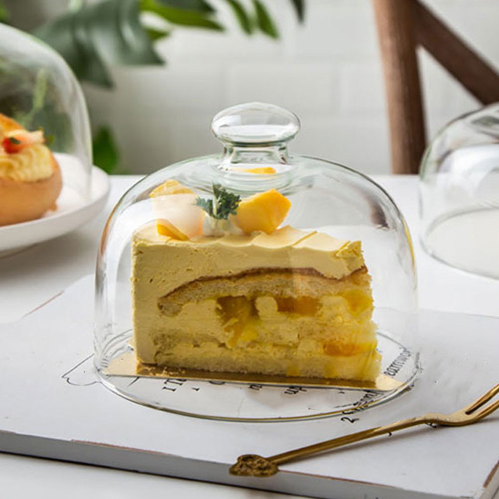 2個入り透明ケーキドームカバー、クリアな丸型ガラス製食品防塵 - Plastic Dome Clear のレビューと価格