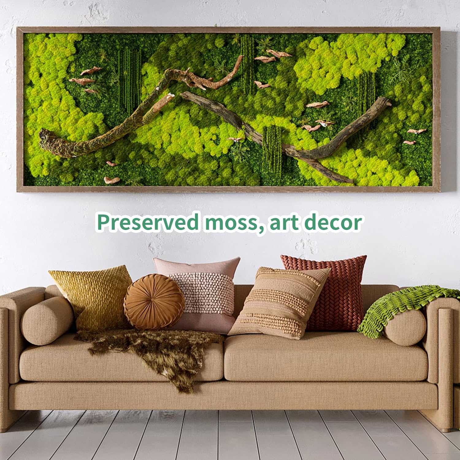 人工緑の植物ミニ風景永遠の生活苔草フェイクグラス DIY 工 - Sphagnum Moss Dry のレビューと価格