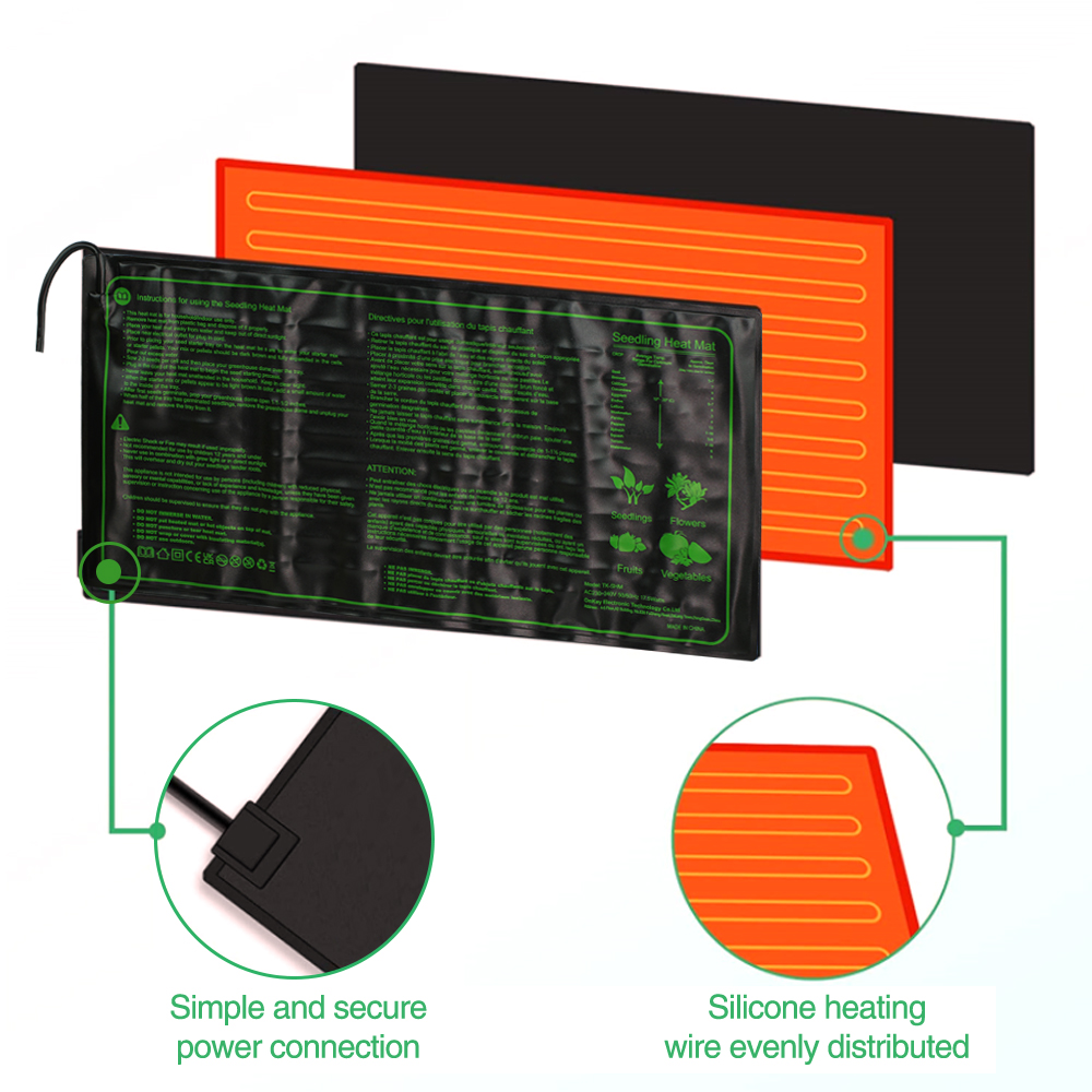 苗加熱パッド3サイズ防水種子植物発芽再現クローニングスタータ - Heat Mat Seedling のレビューと価格