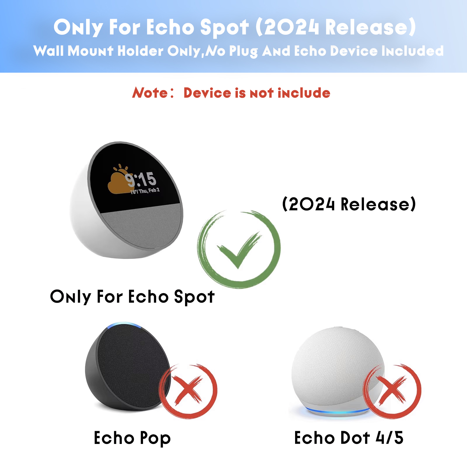 Echo Dot Gen 5用ウォールマウント |   省ス - Amazon Speaker Echo Pop のレビューと価格