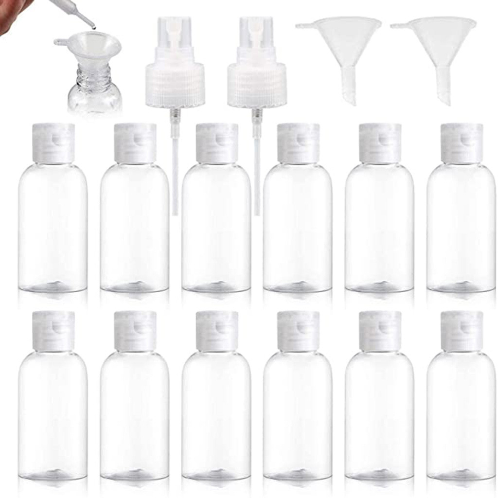 透明なプラスチック製の空ボトルセットポンプディスペンサー漏斗 - Misting Bottle Fine のレビューと価格